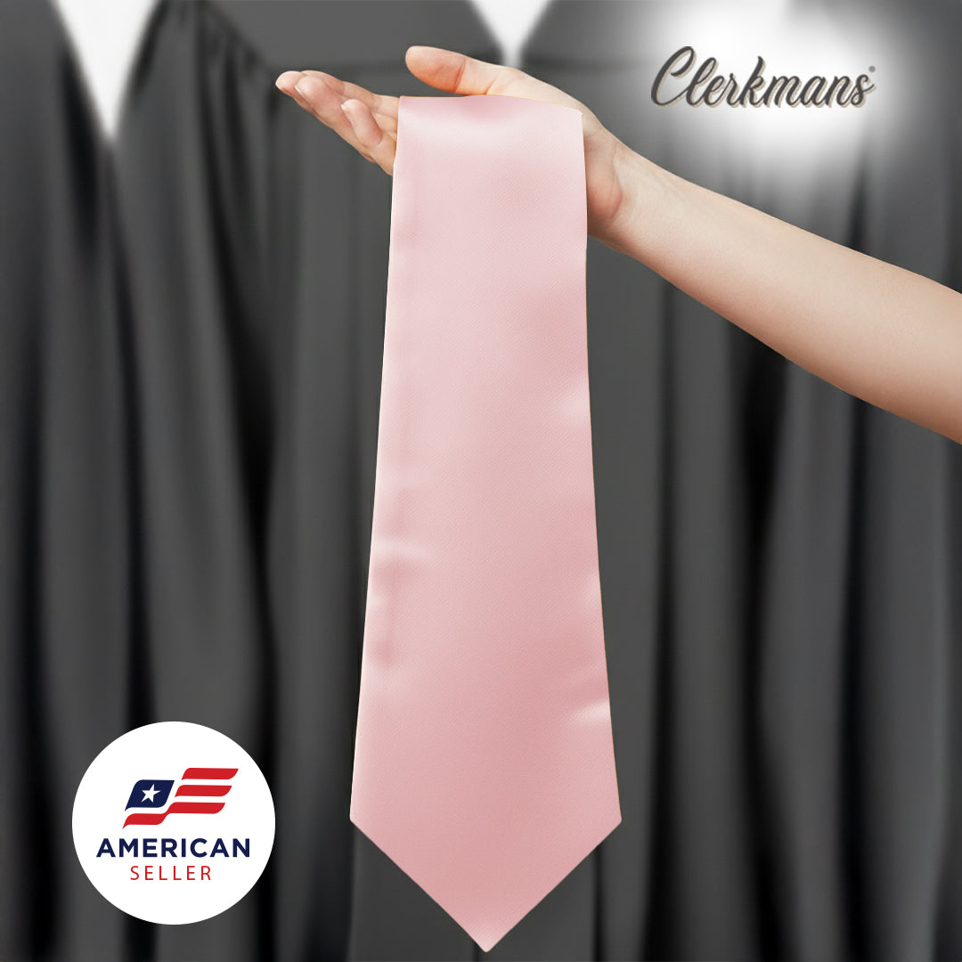 Pink Graduation Stole - Pink College & High School Stoles