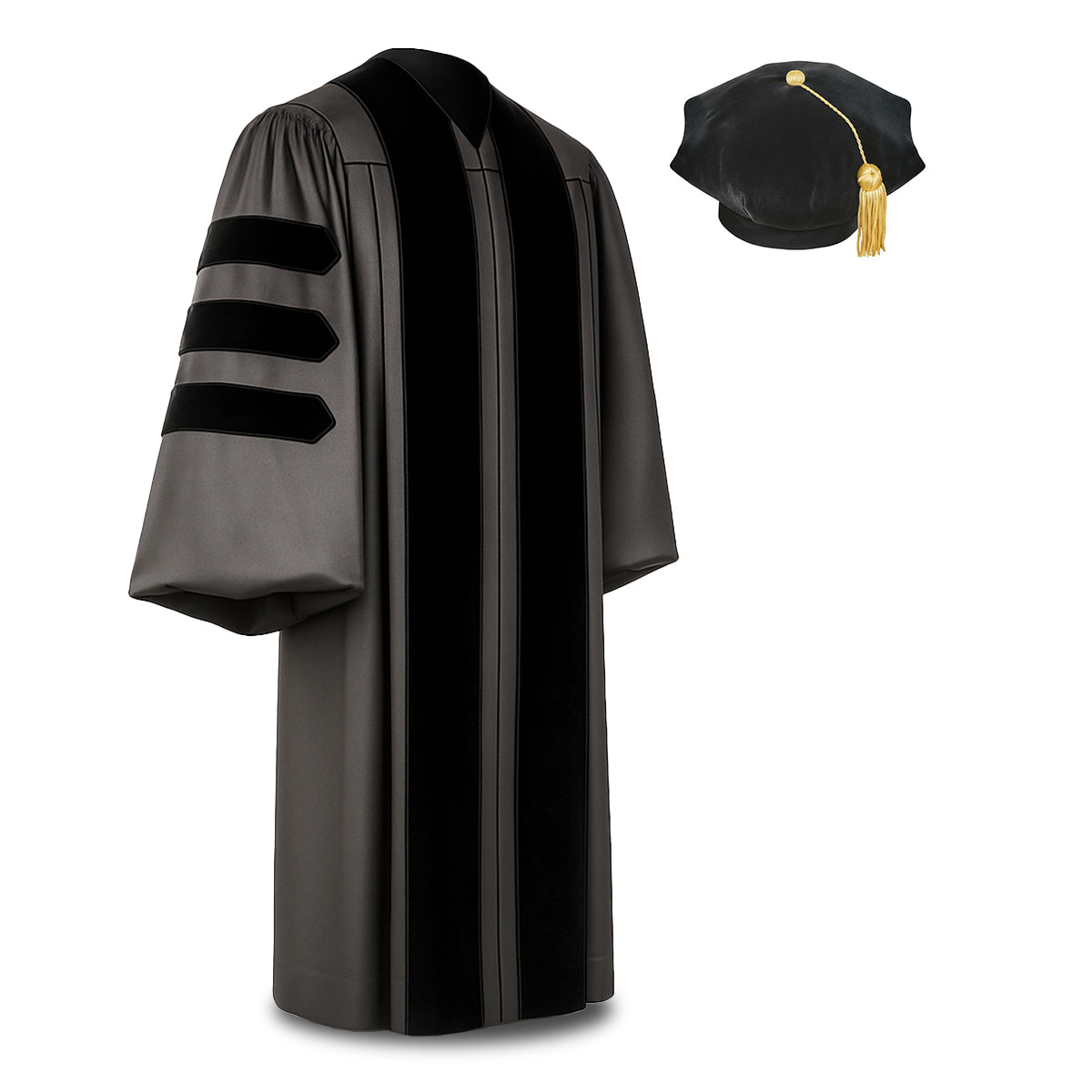 Deluxe Doctoral Graduation Tam & Gown Package