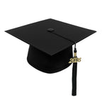 Matte Black High School Graduation Cap & Gown