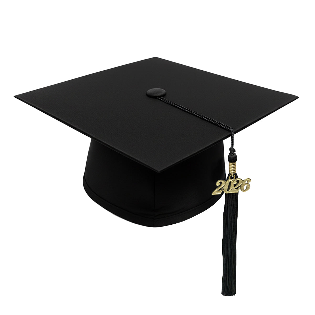 Matte Black Elementary Cap, Gown & Tassel
