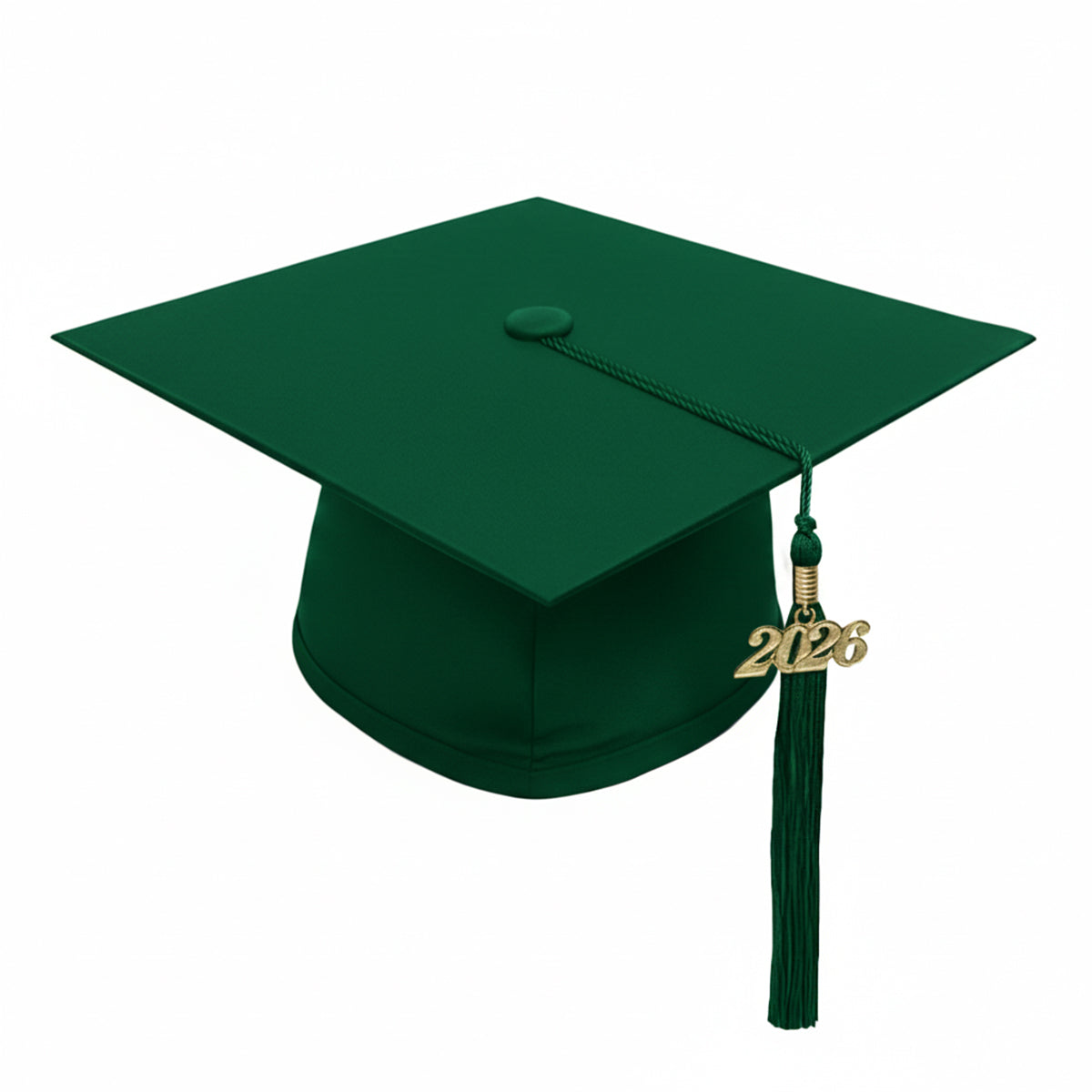 Matte Hunter Middle School Cap, Gown & Tassel