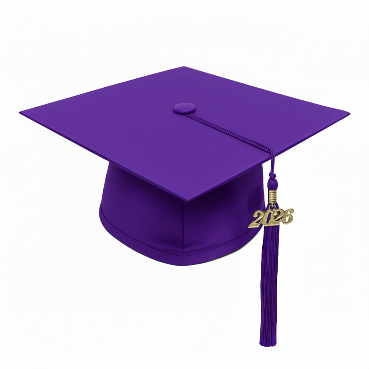 Matte Purple Middle School Cap, Gown & Tassel