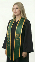 2026 RN Nursing Graduation Stole with Trim