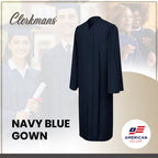 Matte Navy Blue Elementary Gown