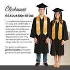 Antique Gold Graduation Stole - A. Gold College & High School Stoles