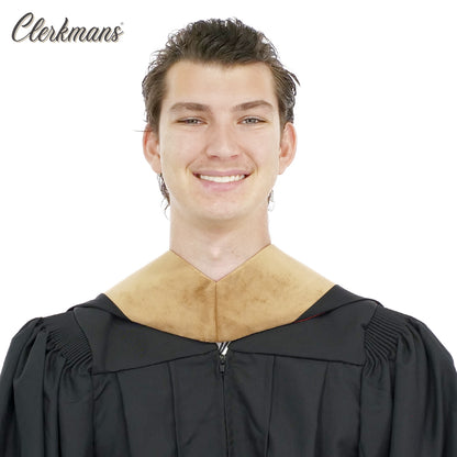 Deluxe Bachelors/Master Hood - Drab Velvet, Royal Blue & White