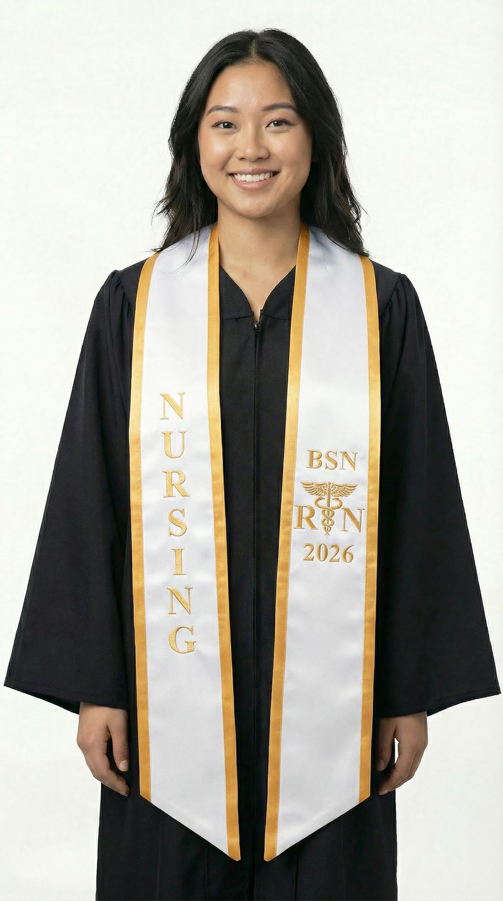 2026 BSN Nursing Graduation Stole with Trim