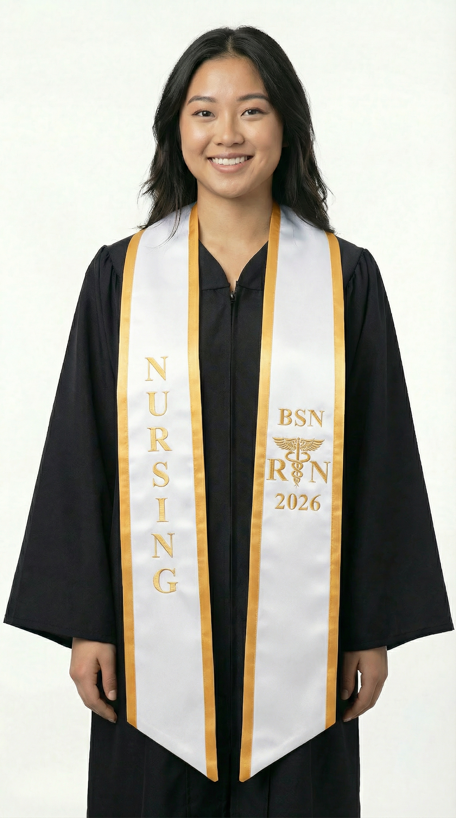2026 BSN Nursing Graduation Stole with Trim