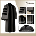 Deluxe Doctoral Graduation Gown - Academic Regalia