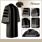 Deluxe Doctoral Graduation Tam & Gown Package