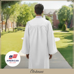 Matte White Middle School Gown