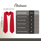 Red Graduation Stole - Red College & High School Stoles