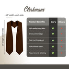 Brown Graduation Stole - Brown College & High School Stoles
