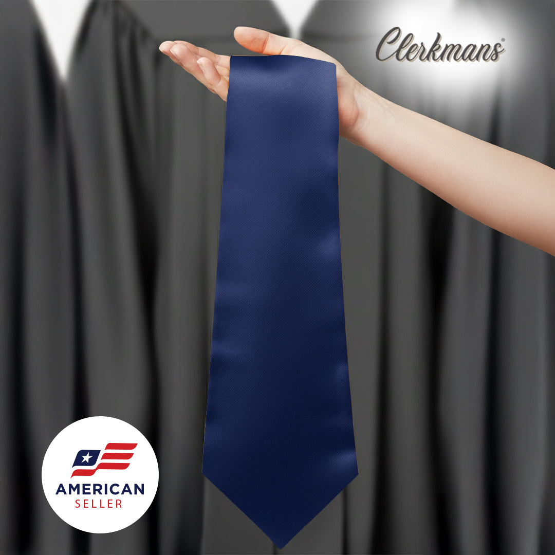 Navy Blue Graduation Stole - Navy College & High School Stoles