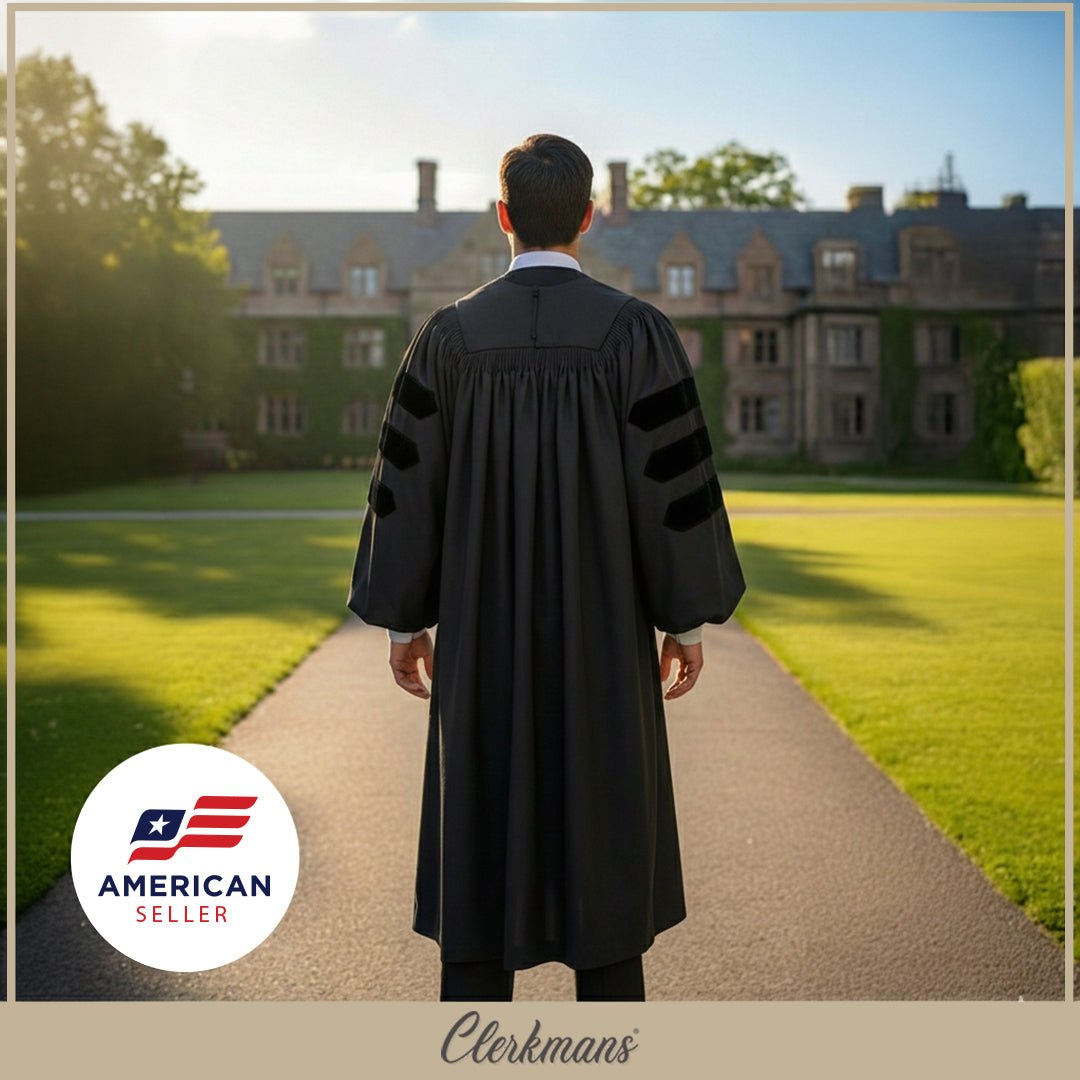 Deluxe Doctoral Graduation Gown - Academic Regalia