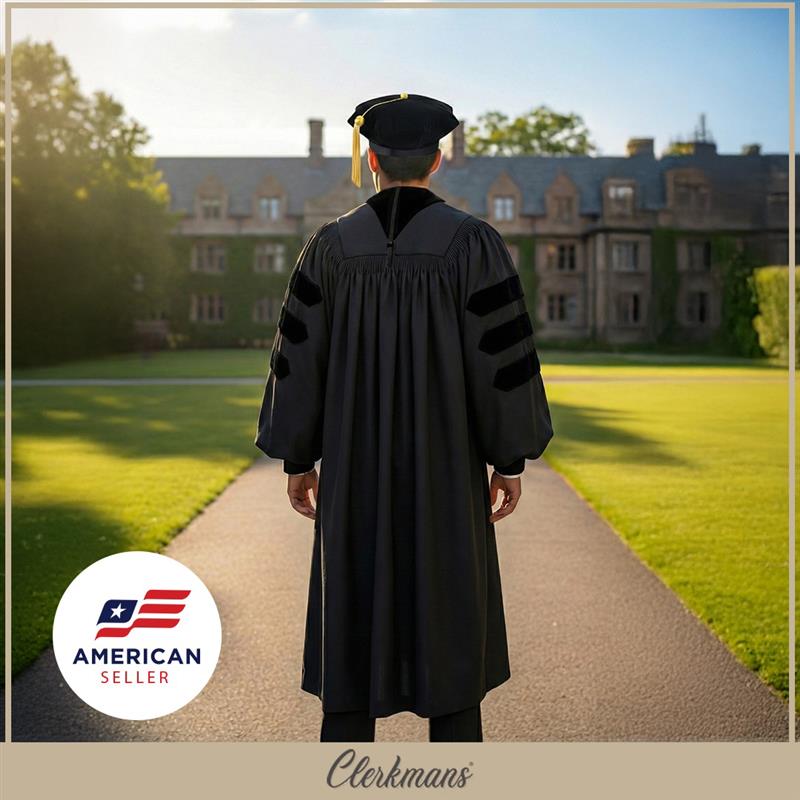 Deluxe Doctoral Graduation Tam & Gown Package