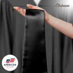 Black Graduation Stole - Black College & High School Stoles