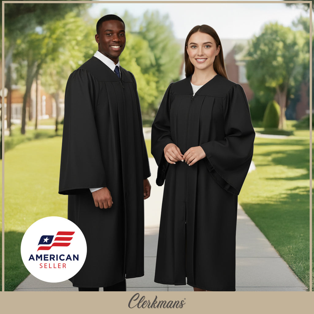 Matte Black Middle School Gown