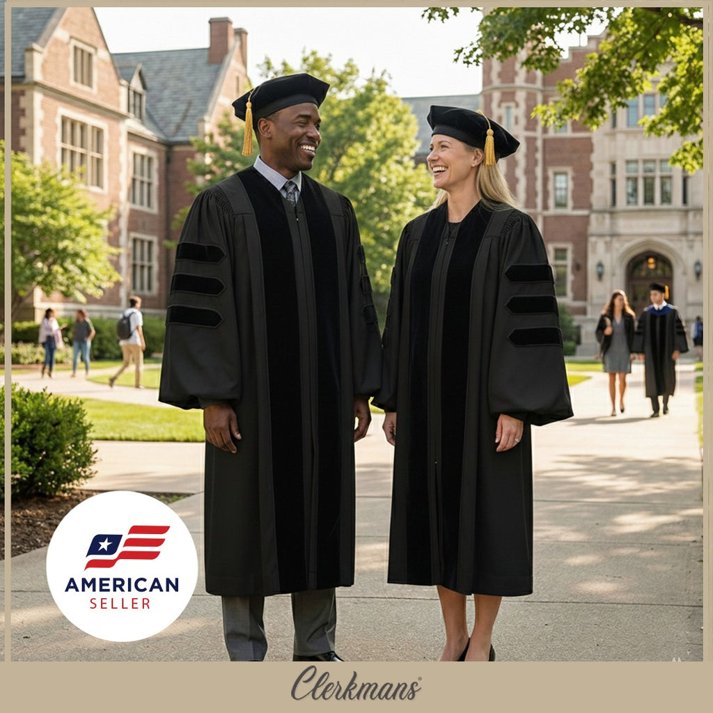 Deluxe Doctoral Graduation Tam & Gown Package