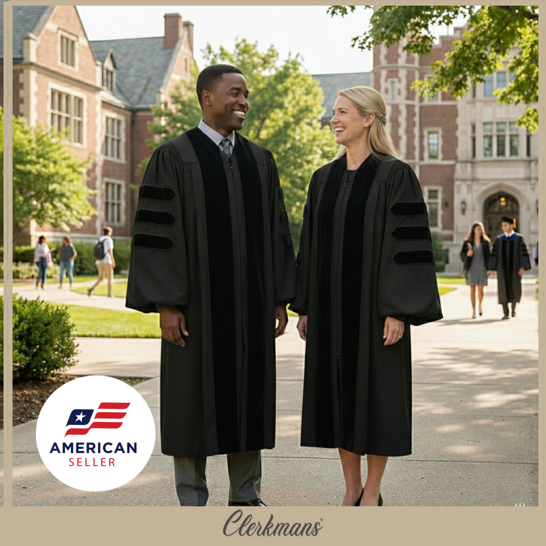 Deluxe Doctoral Graduation Gown - Academic Regalia
