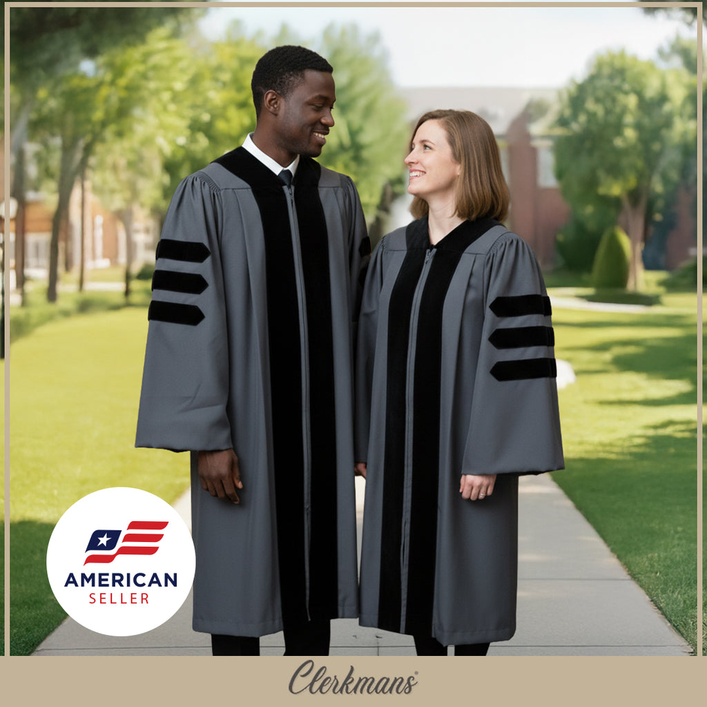 Classic Doctoral Graduation Gown - Academic Regalia