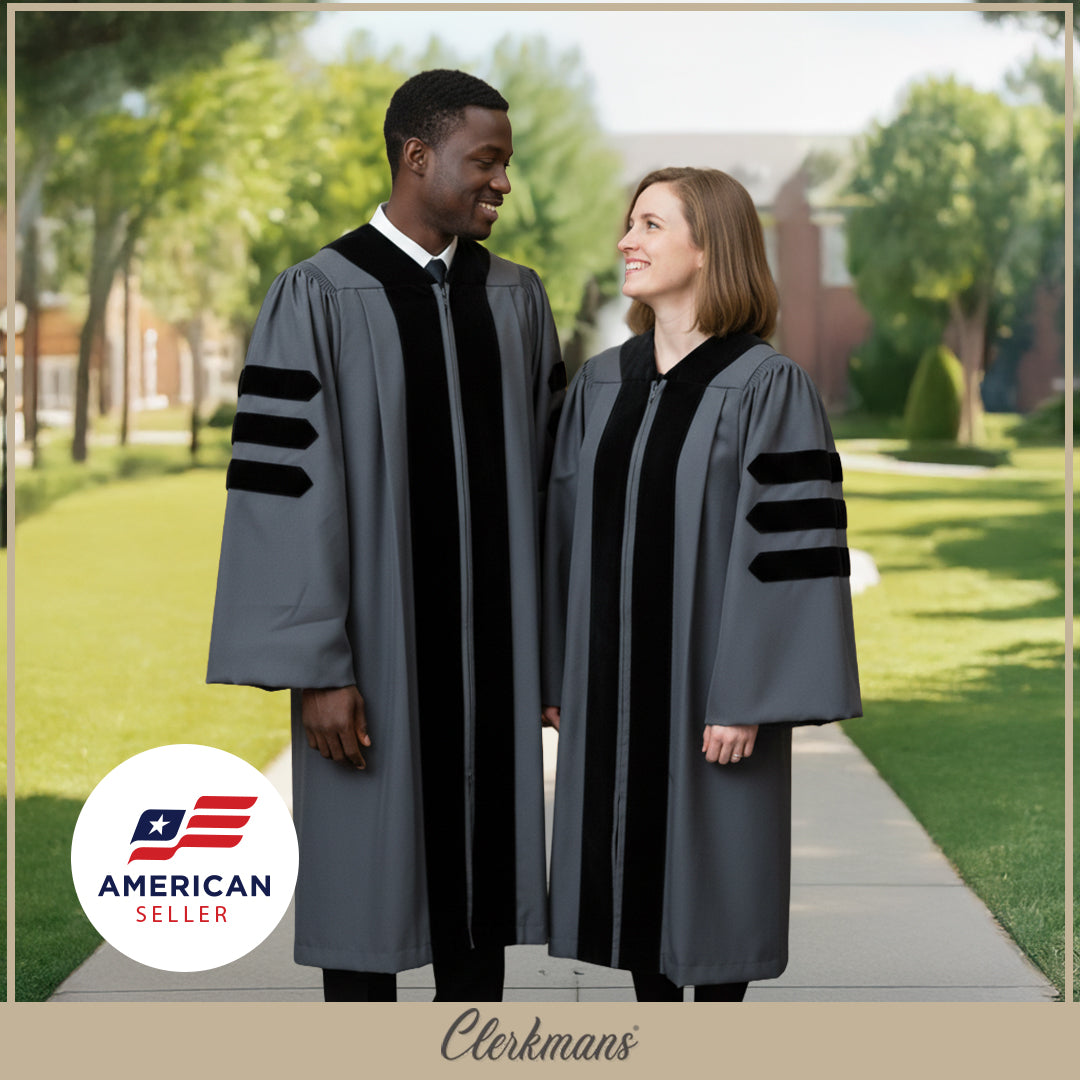 Classic Doctoral Graduation Gown - Academic Regalia