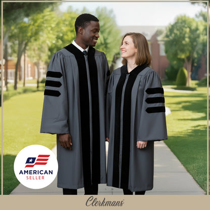 Classic Doctoral Graduation Gown - Academic Regalia