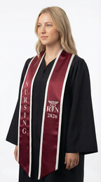 2026 RN Nursing Graduation Stole with Trim
