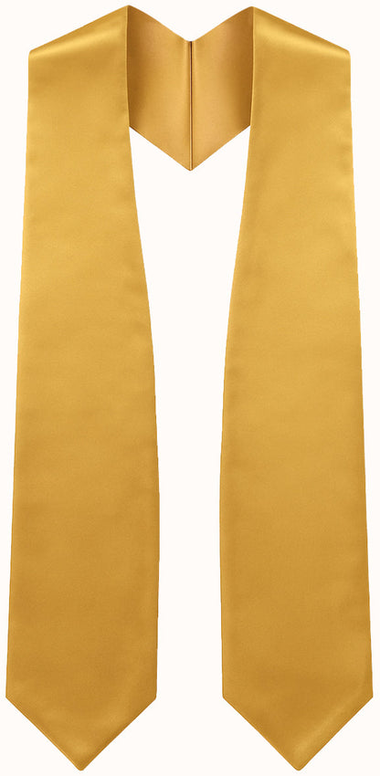 Antique Gold Graduation Stole - A. Gold College & High School Stoles