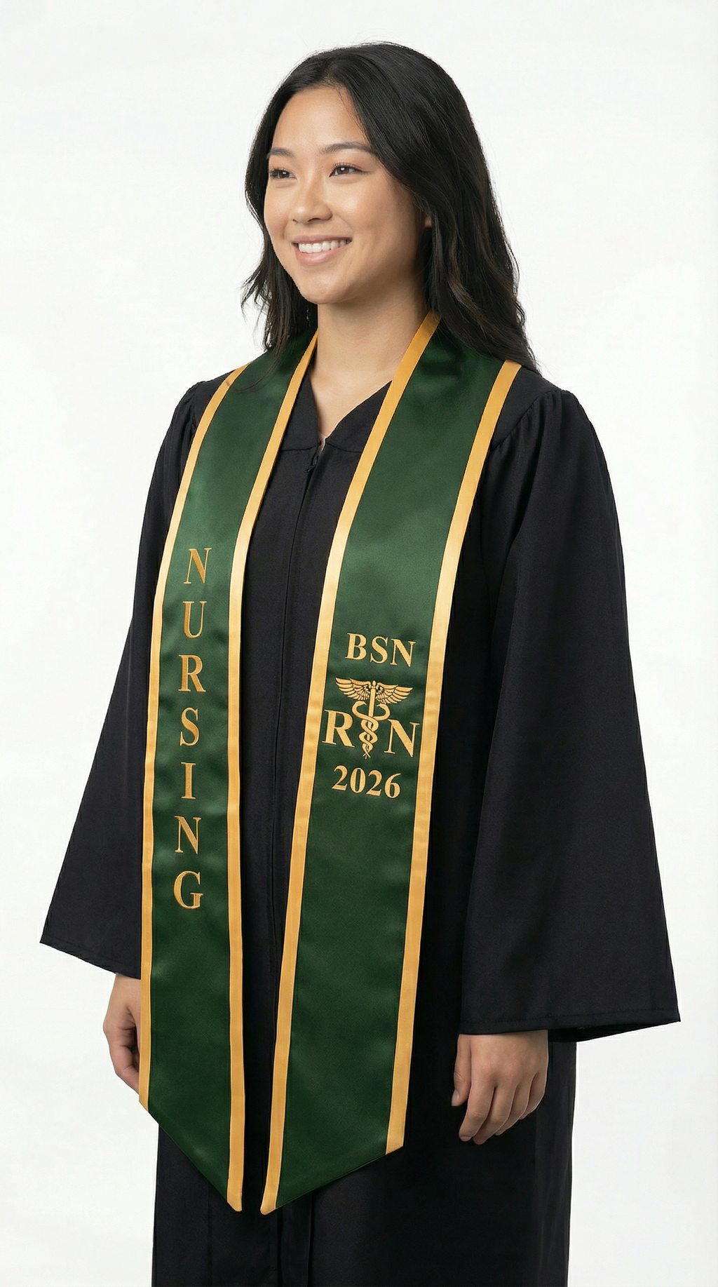 2026 BSN Nursing Graduation Stole with Trim