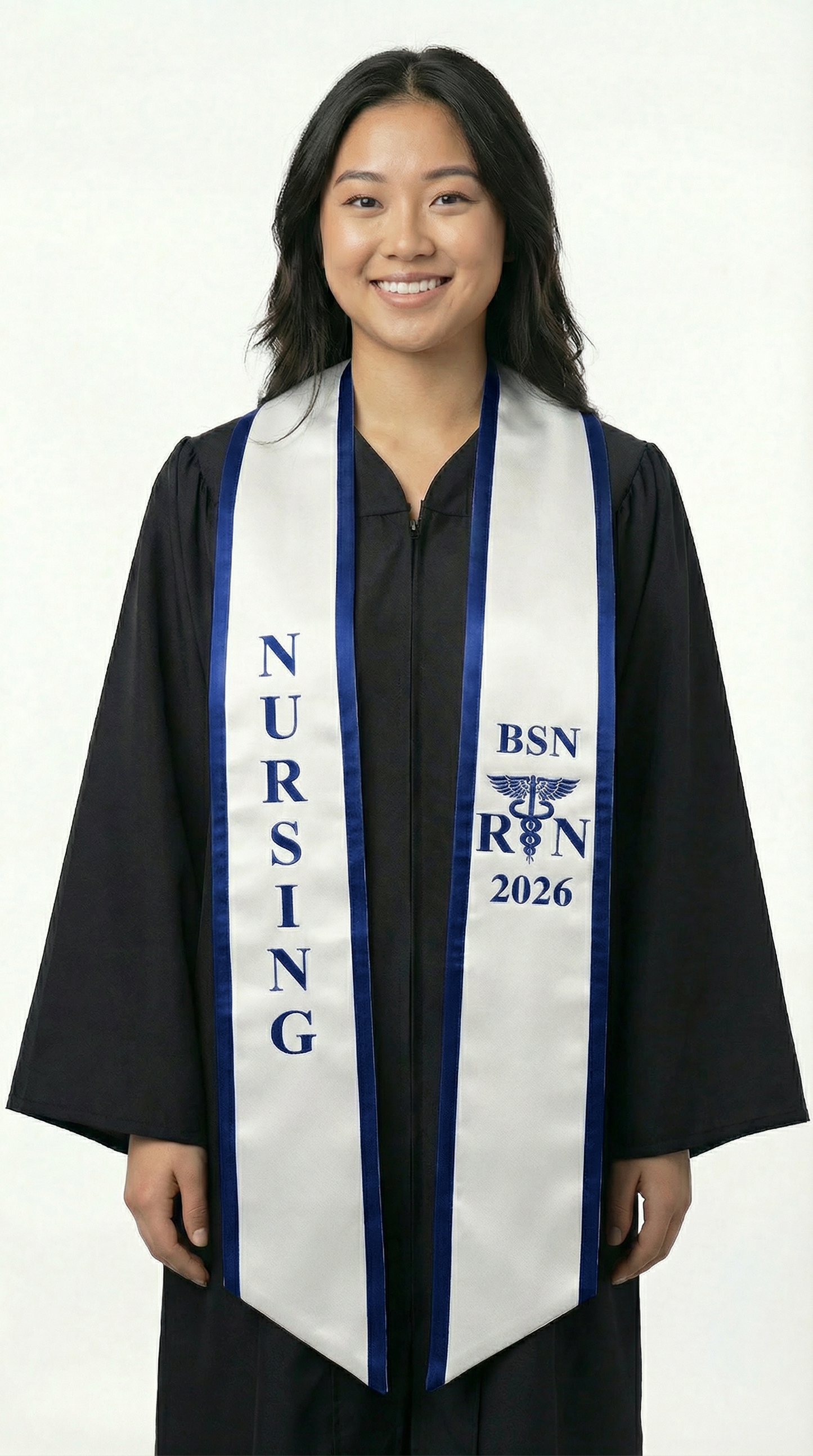 2026 BSN Nursing Graduation Stole with Trim