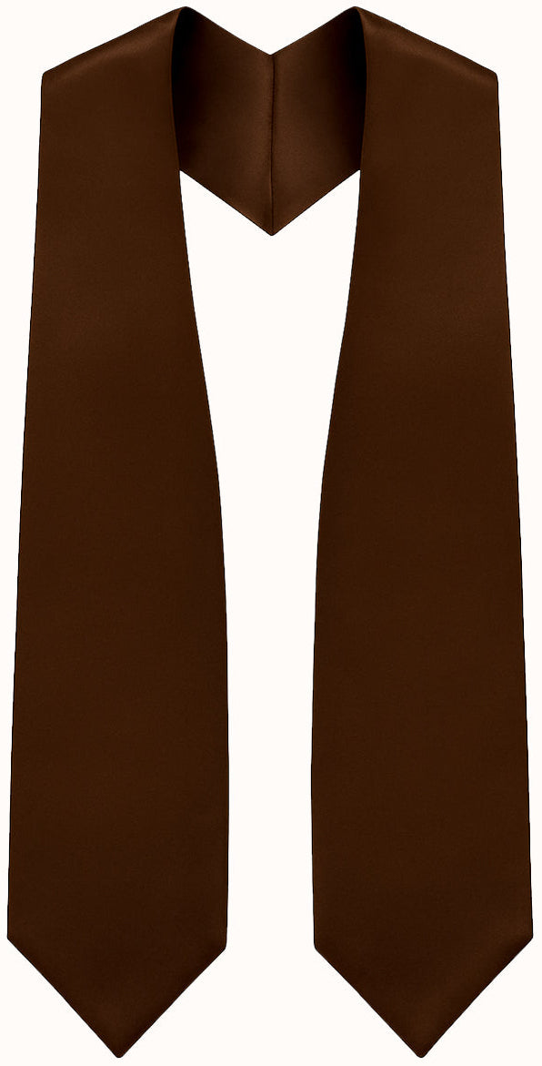 Brown Graduation Stole - Brown College & High School Stoles