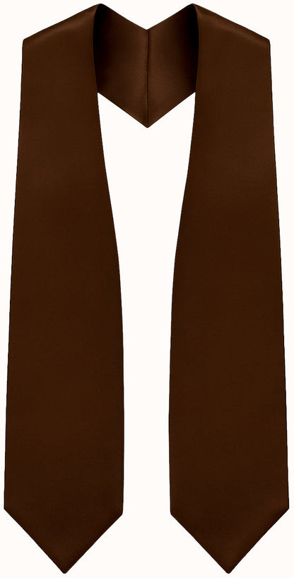 Brown Graduation Stole - Brown College & High School Stoles