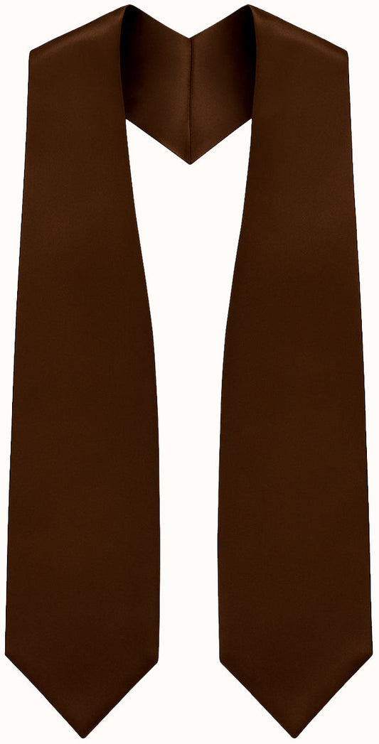 Brown Graduation Stole - Brown College & High School Stoles