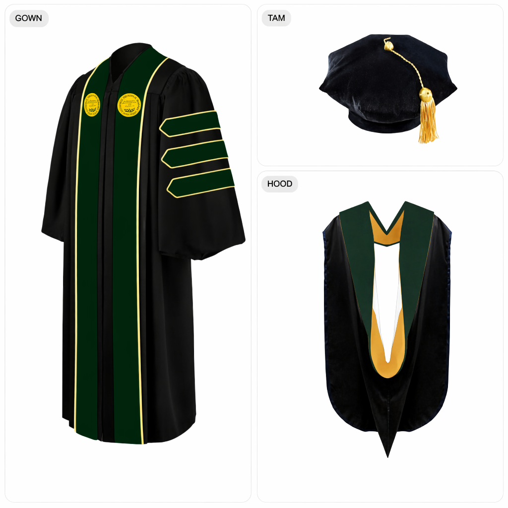 Doctoral Regalia for Ecumenical Theological Seminary