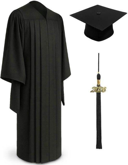 Classic Masters Graduation Cap and Gown - Academic Regalia