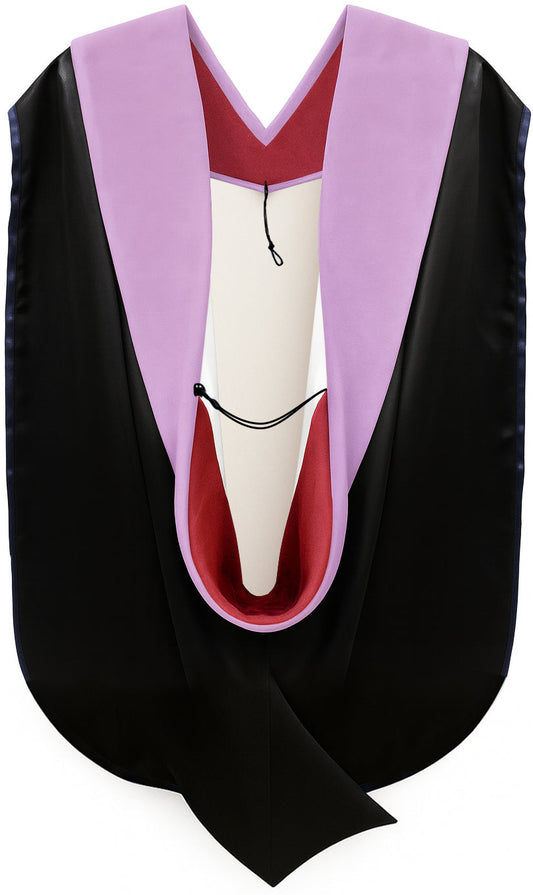 Doctor of Dentistry Hood - Red & White