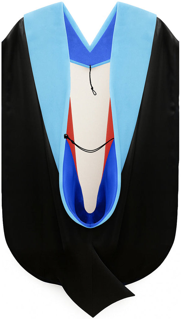 Doctor of Education Hood - Royal Blue & Red