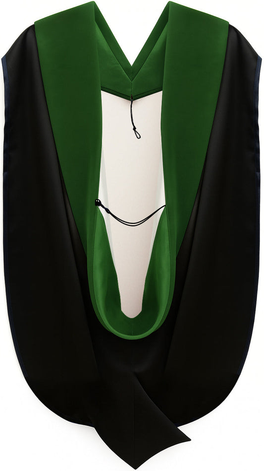 Doctor of Medicine Hood - Kelly Green & White