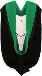 Doctor of Medicine Hood - Kelly Green & White