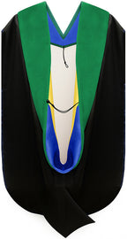 Doctor of Medicine Hood - Royal Blue & Gold