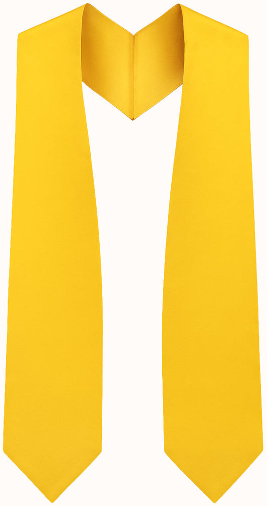Gold Graduation Stole - Gold College & High School Stoles