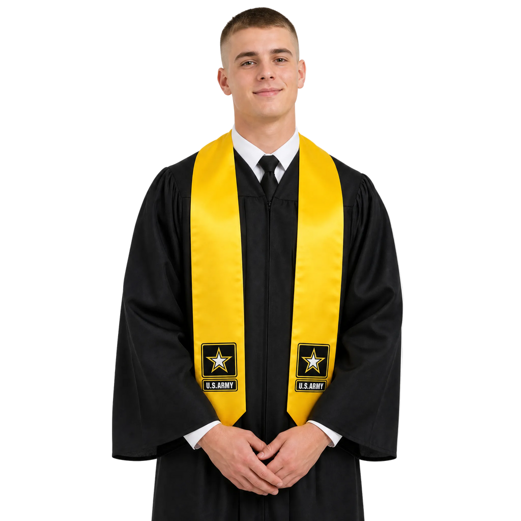U.S. Army graduation stole for Army graduates and military ceremonies