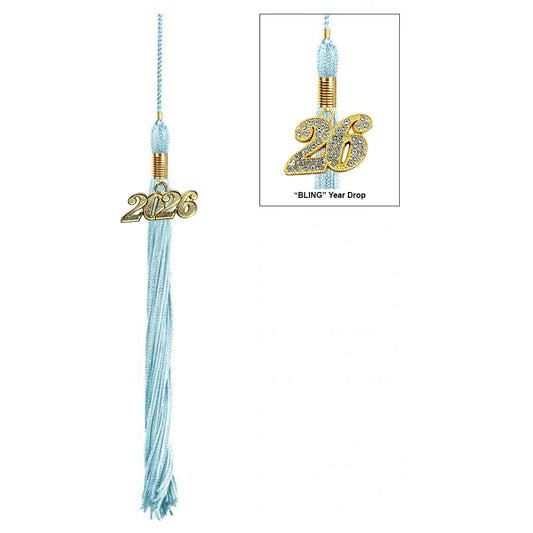 Light Blue Graduation Tassel - College & High School Tassels