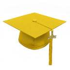 Matte Gold High School Cap & Tassel - Graduation Caps