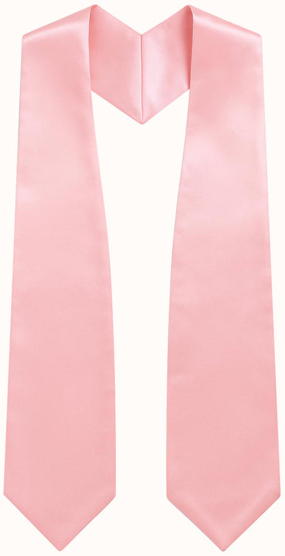 Pink Graduation Stole - Pink College & High School Stoles