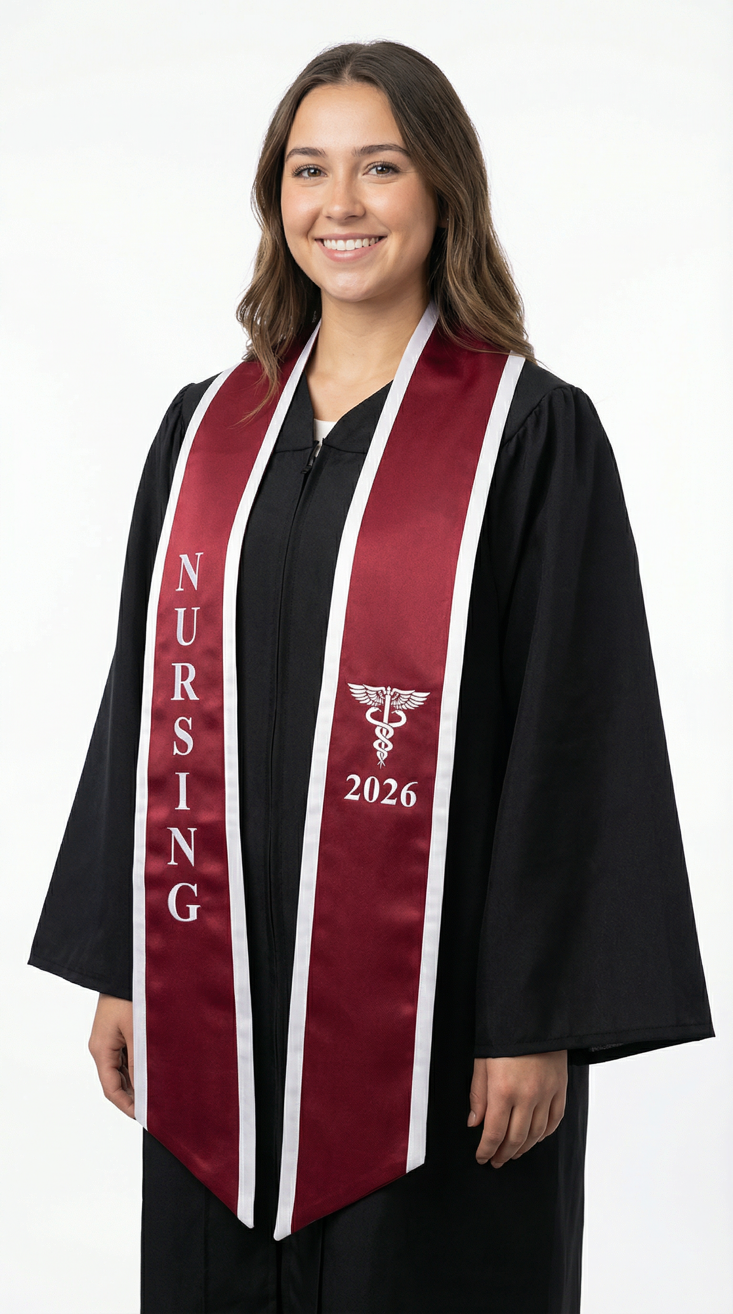 2026 Nursing Graduation Stole with Trim