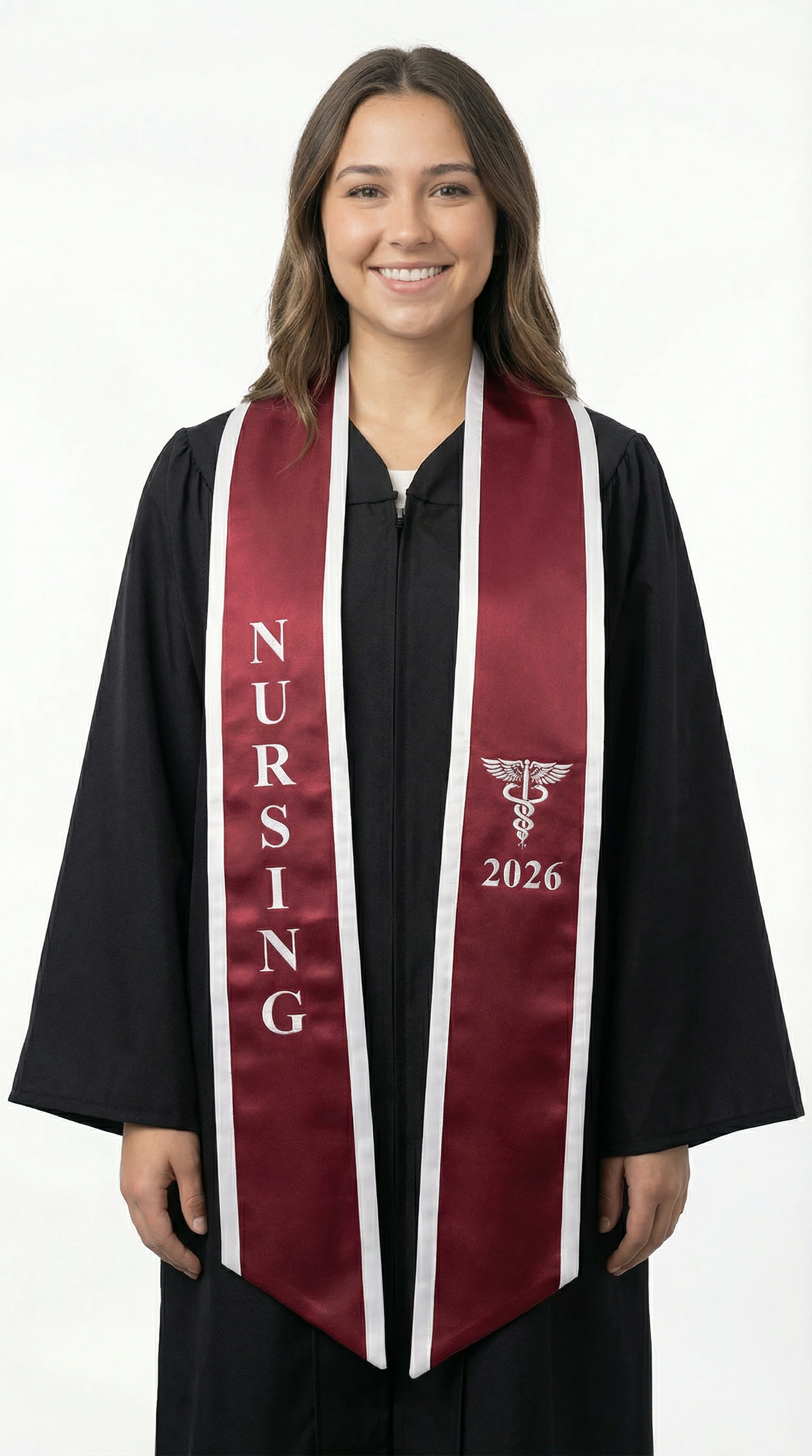 2026 Nursing Graduation Stole with Trim