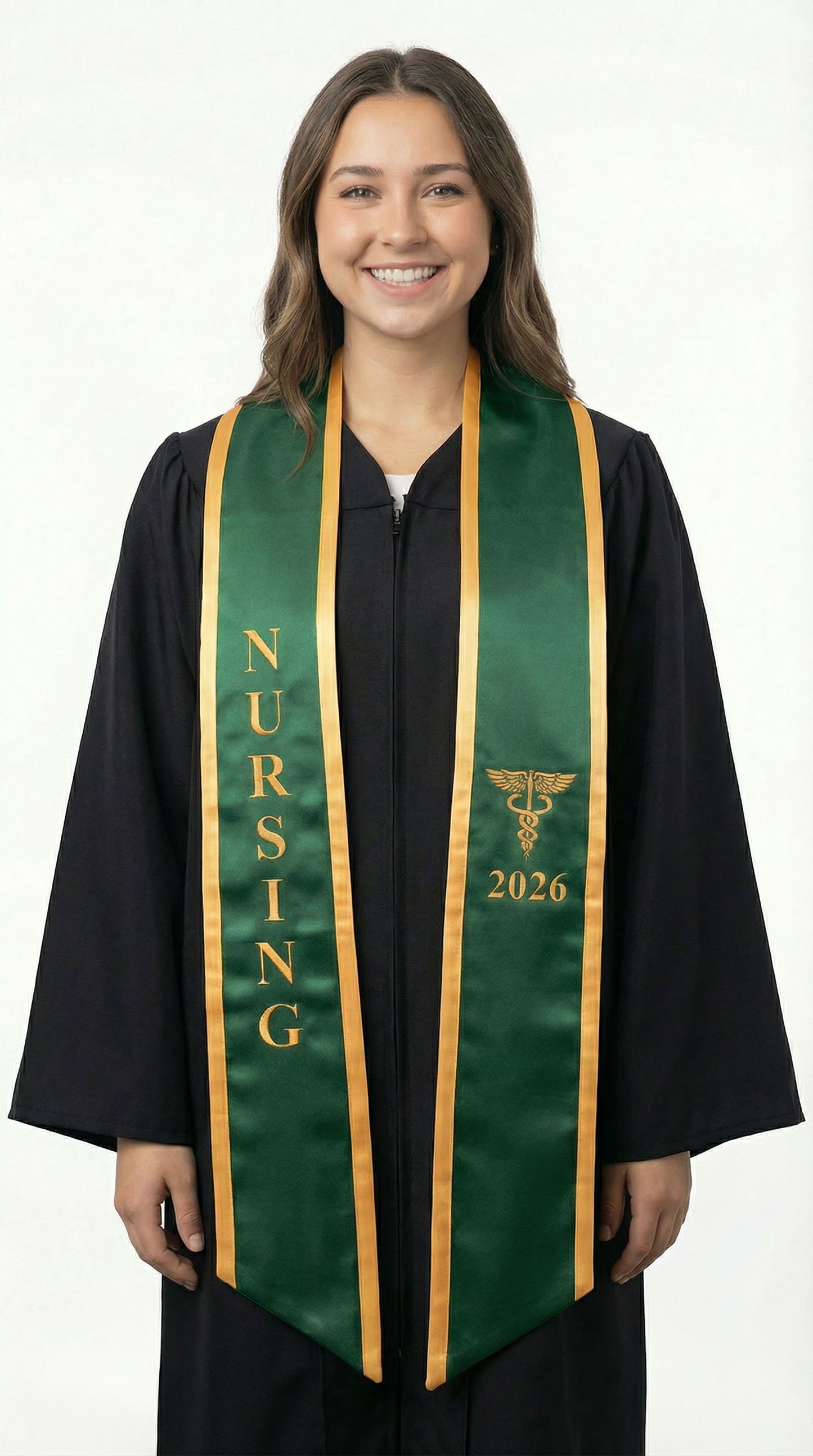 2026 Nursing Graduation Stole with Trim