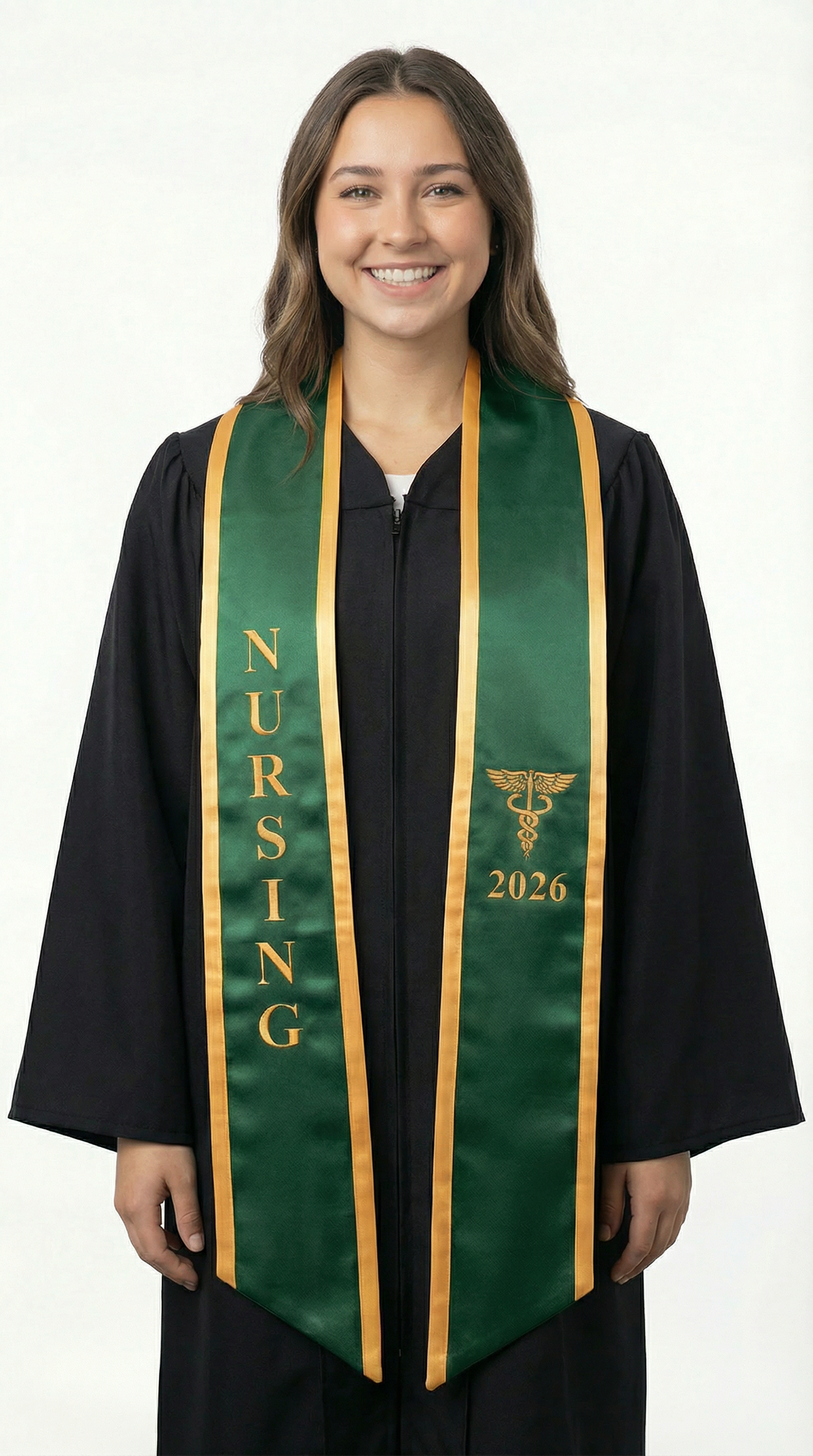 2026 Nursing Graduation Stole with Trim